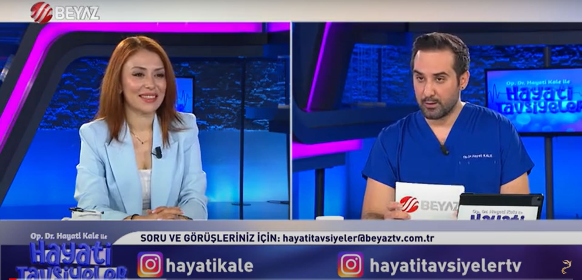 Beyaz Tv Hayati Tavsiyeler Programının Konuğuyduk.